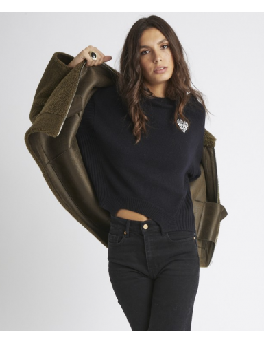 Blouson Molly Olive Fausse Fourrure